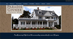 Desktop Screenshot of paradisfuneralhome.com